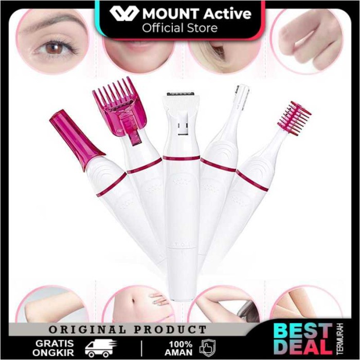 

Biutte.co 5in1 Trimmer Shaver Pencukur Bulu Tubuh Elektrik GN-062