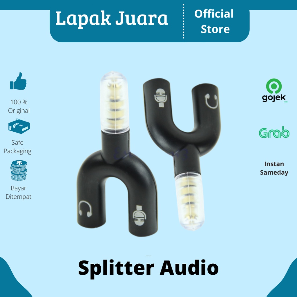 Splitter Audio | Splitter Audio Jack | Splitter Audio Mic | Splitter Audio Dan Mic | Splitter Audio 