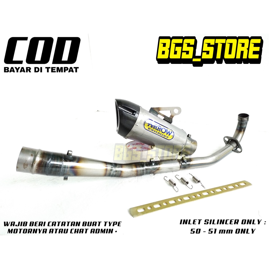 Knalpot racing Arrow buat Jupiter Z / Jupiter Z1 / Vega R / Vega ZR / Vega force / kripton / Supra X