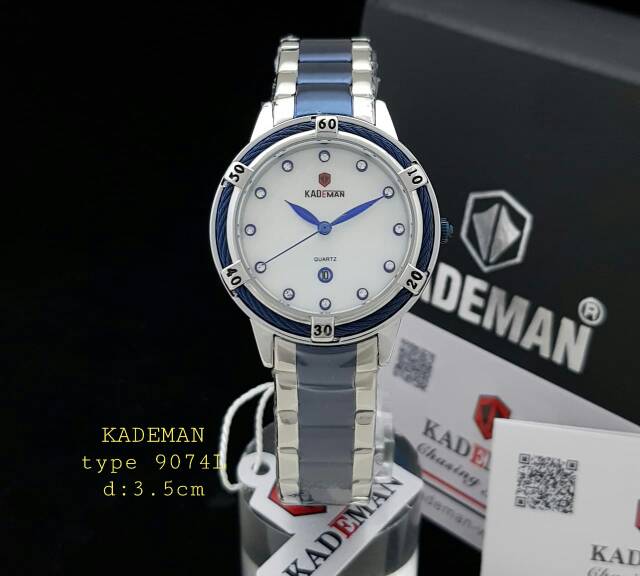 Jam wanita Kademan 9074 original tahan air