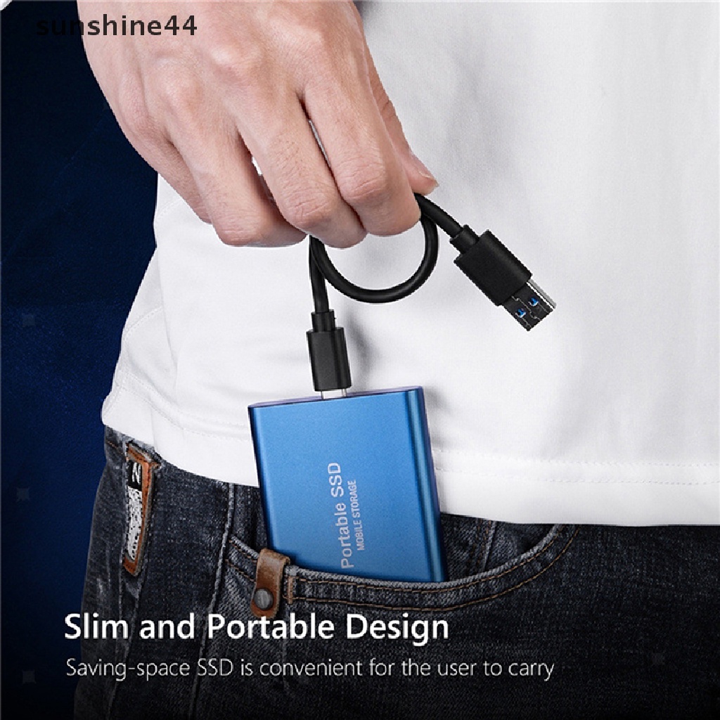 Sunshine Hard Disk SSD 4TB / 2TB / 1TBGB Portable Usb 3.1 Tipe C