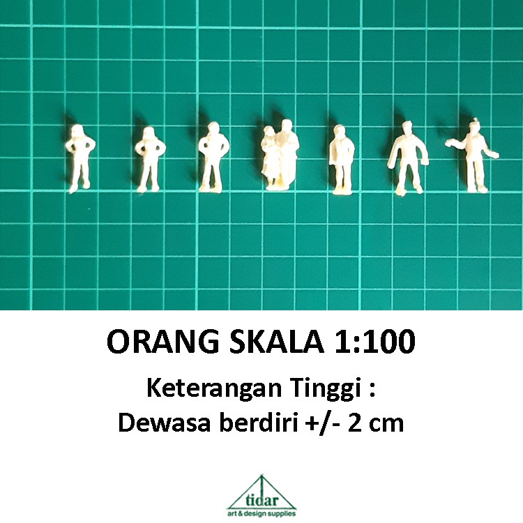 Miniatur Manusia / Figure / Maket Orang Natural Skala 1:100