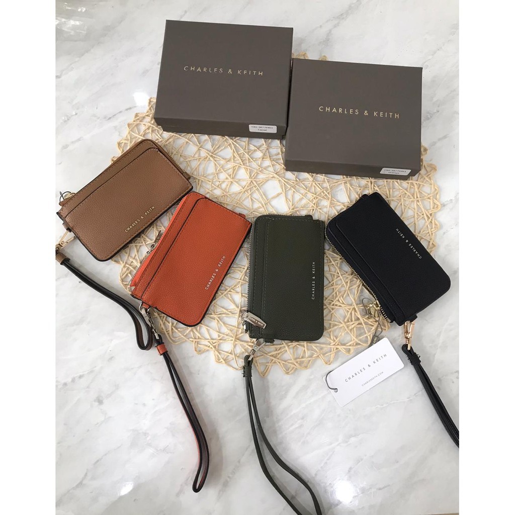 DOMPET WANITA IMPORT MURAH PANJANG KECIL LIPAT KARTU CK724 CNK WRISTLET CARD HOLDER PREMIUM