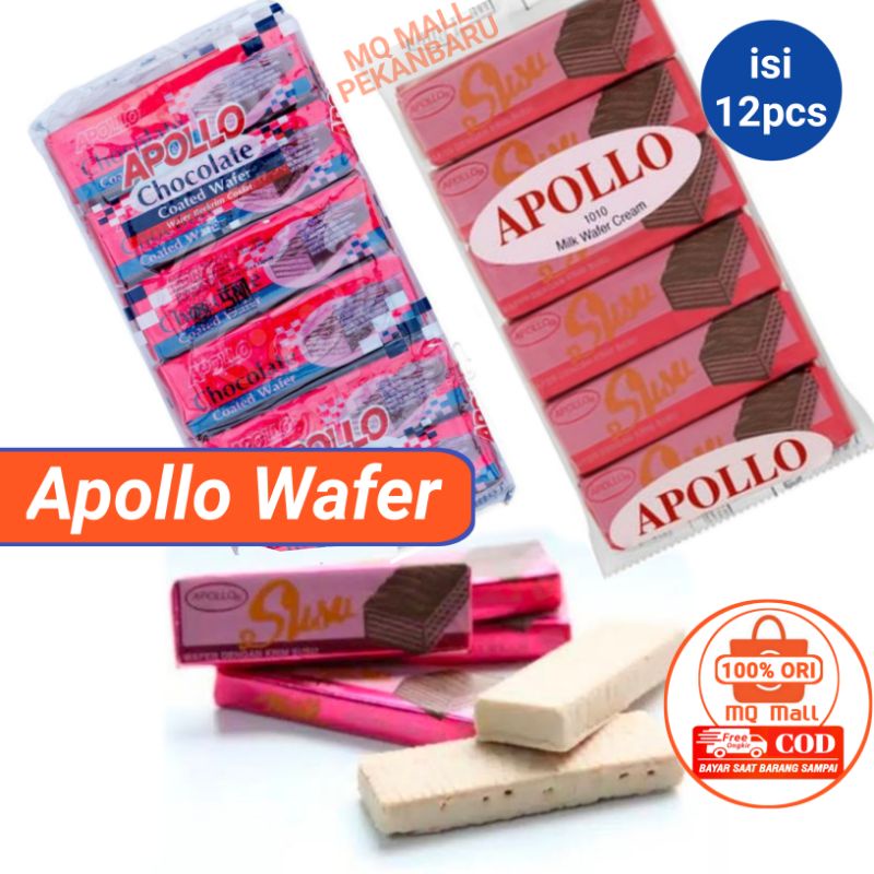 

Apollo Wafer Coklat & Susu isi 12pcs