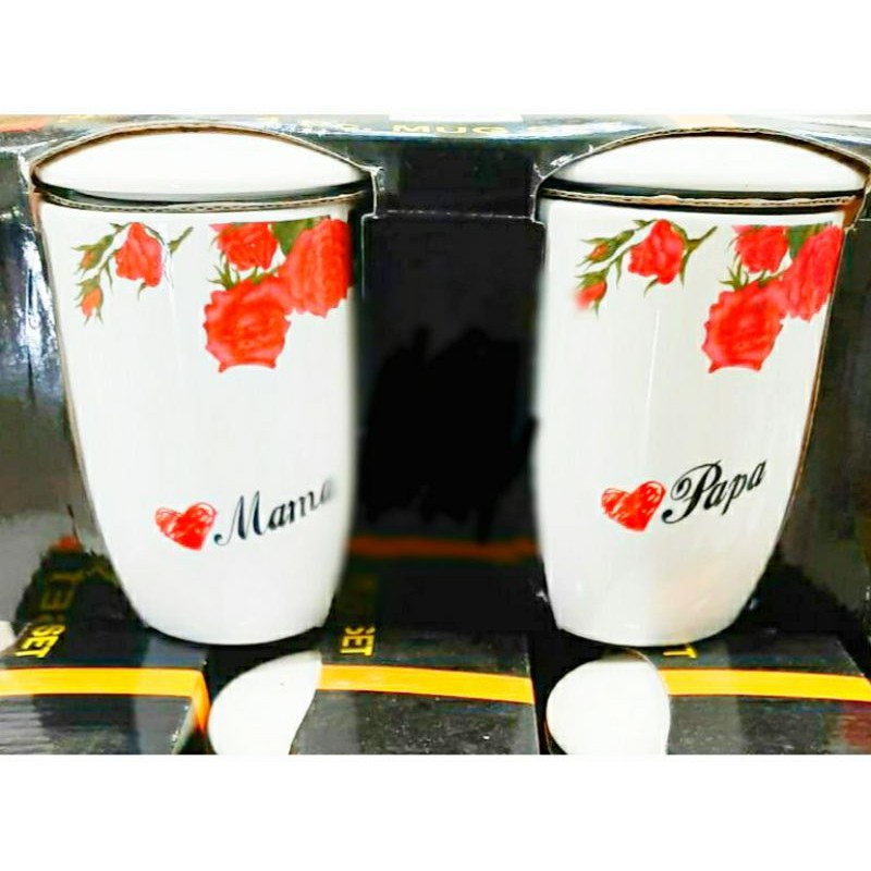 MUG SET 4PCS / CANGKIR SET / CANGKIR KOPI / GELAS KOPI / GELAS / MUG KOPI / GELAS / MUG / PROMO /