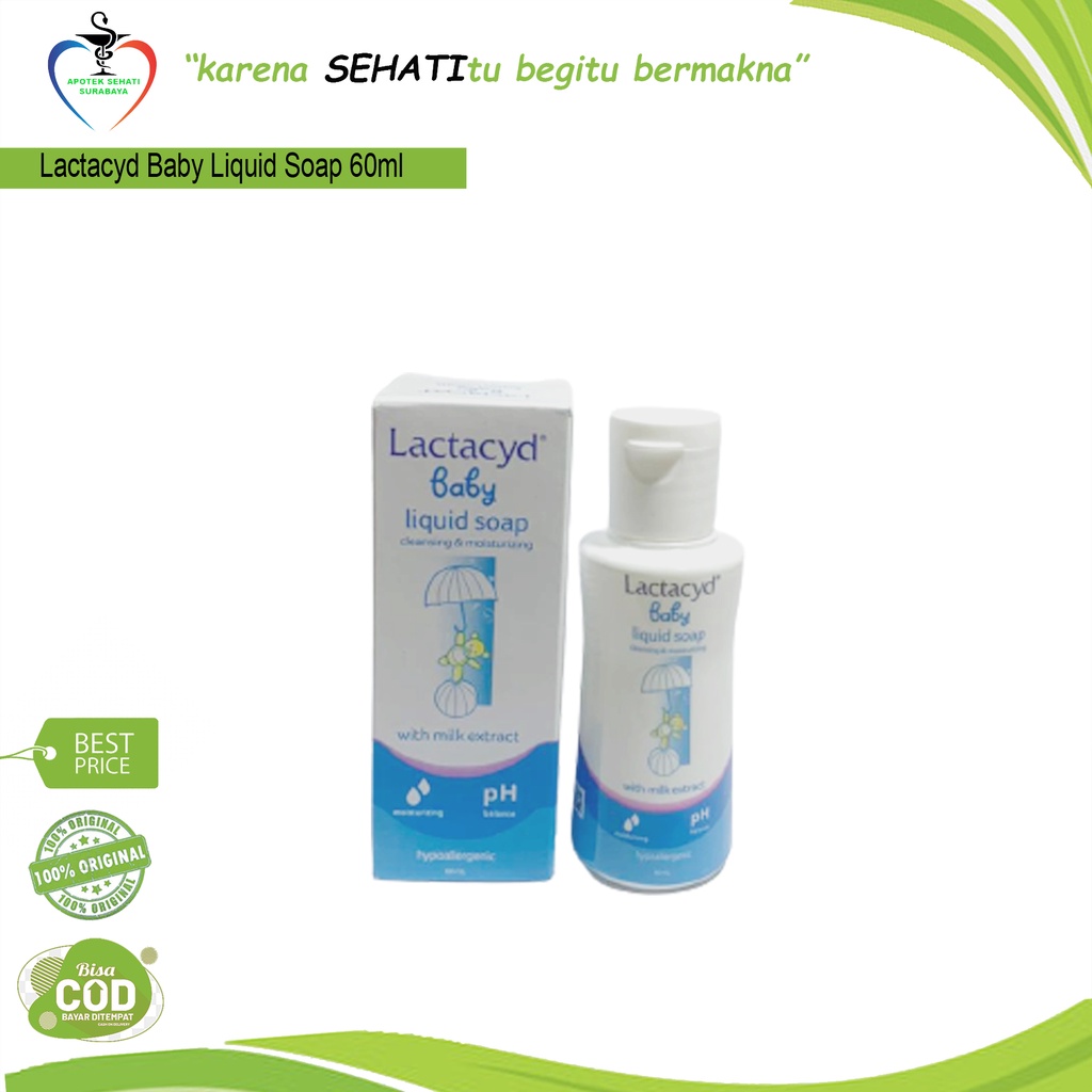 Lactacyd Baby Liquid Soap Sabun Cair Bayi