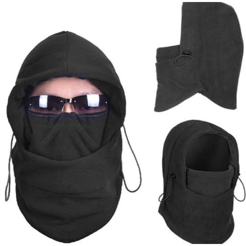 Masker Scarf balaclava multifungsi ninja kupluk Polar 6 in 1 Full Face