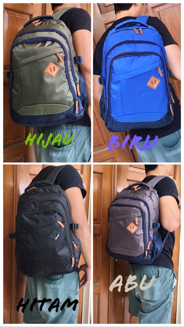 Tas ransel laptop import premium