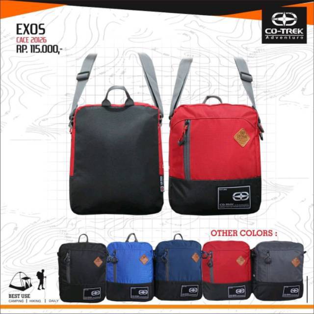 TRAVEL POUCH EXOS COTREK/ TAS SELEMPANG COTREK/ TAS SELEMPANG PRIA