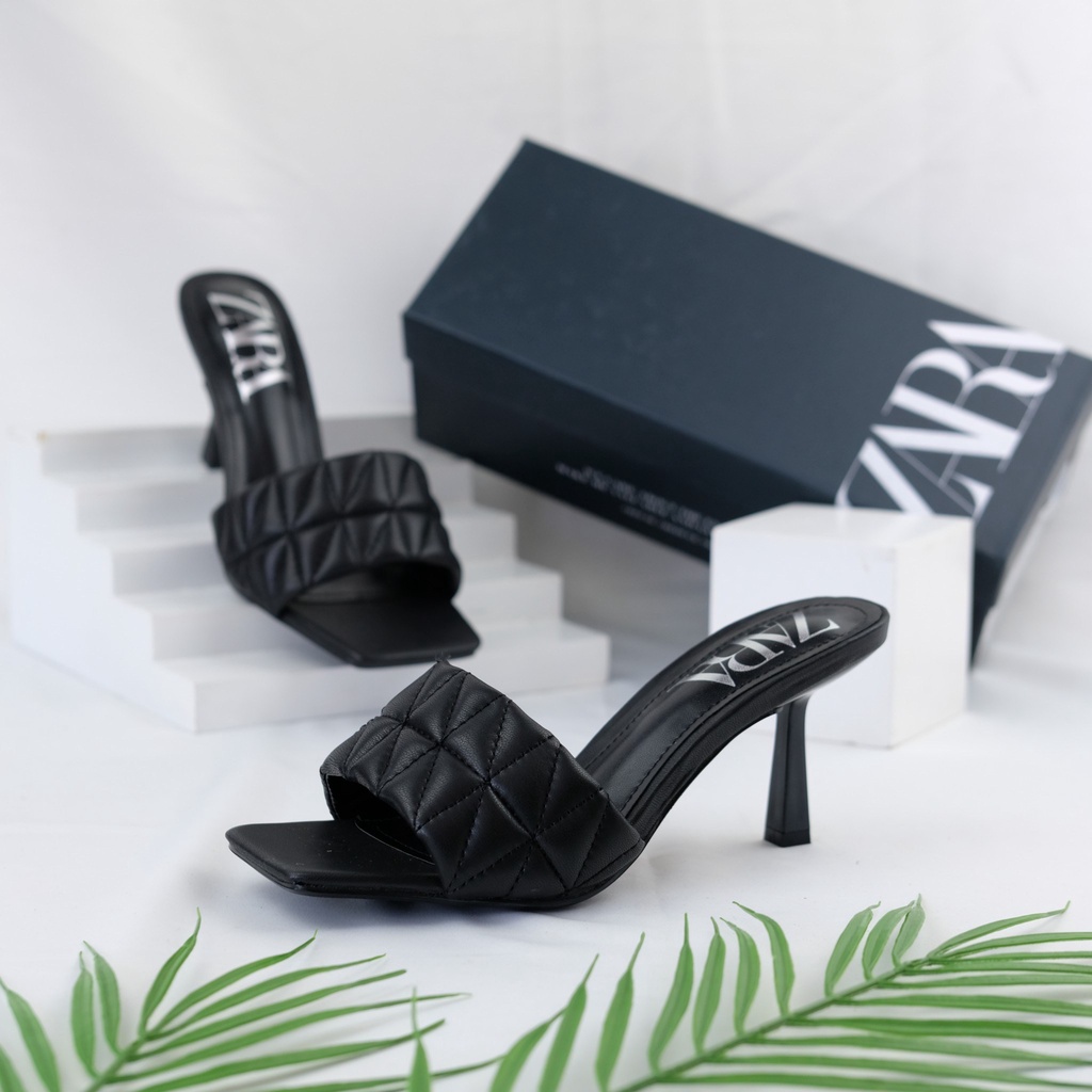 [7.7 Boombastis Sale⚡] - SENDAL WANITA HEEL SANDAL ZS426 PREMIUM IMPORT