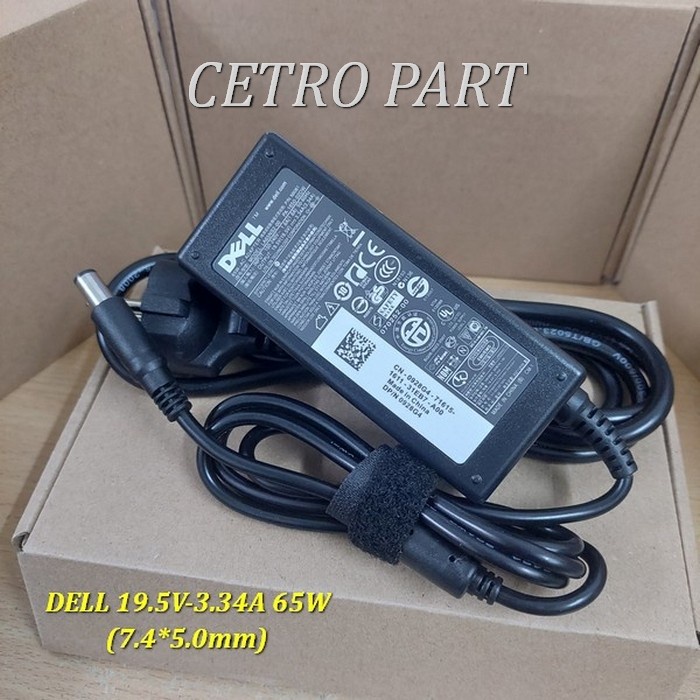 Adaptor Charger Laptop Dell 19.5v - 3.34a Jarum Original NEW