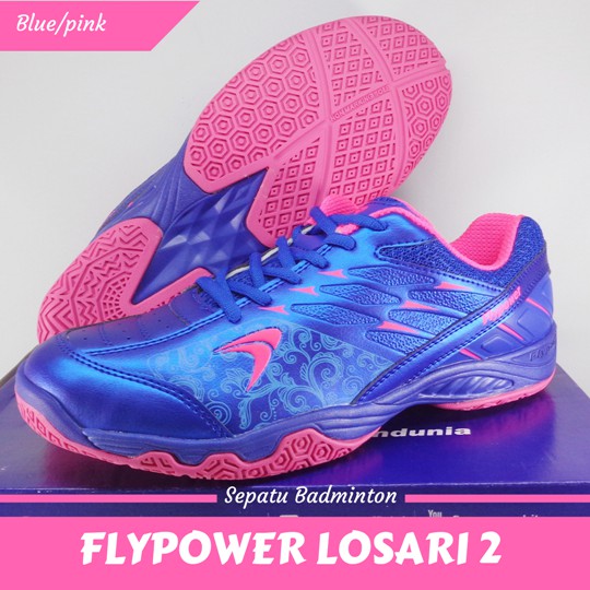 Sepatu Badminton-Bulutangkis Original FLYPOWER LOSARI 2 Biru