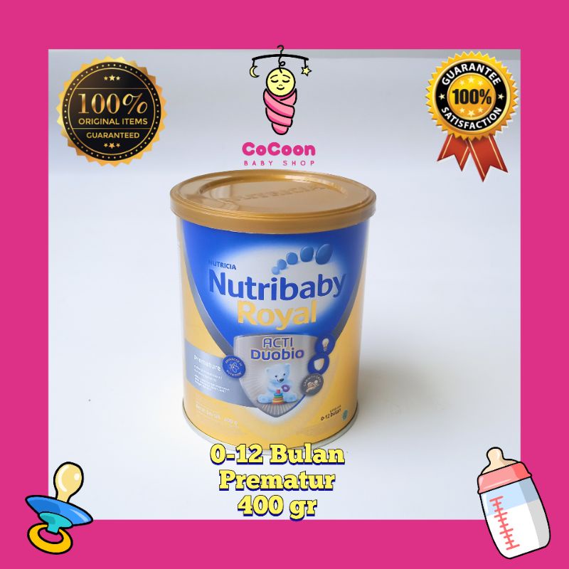 Susu Bayi Prematur Nutribaby Royal Premature 0-12 Bulan 400 g 400gr