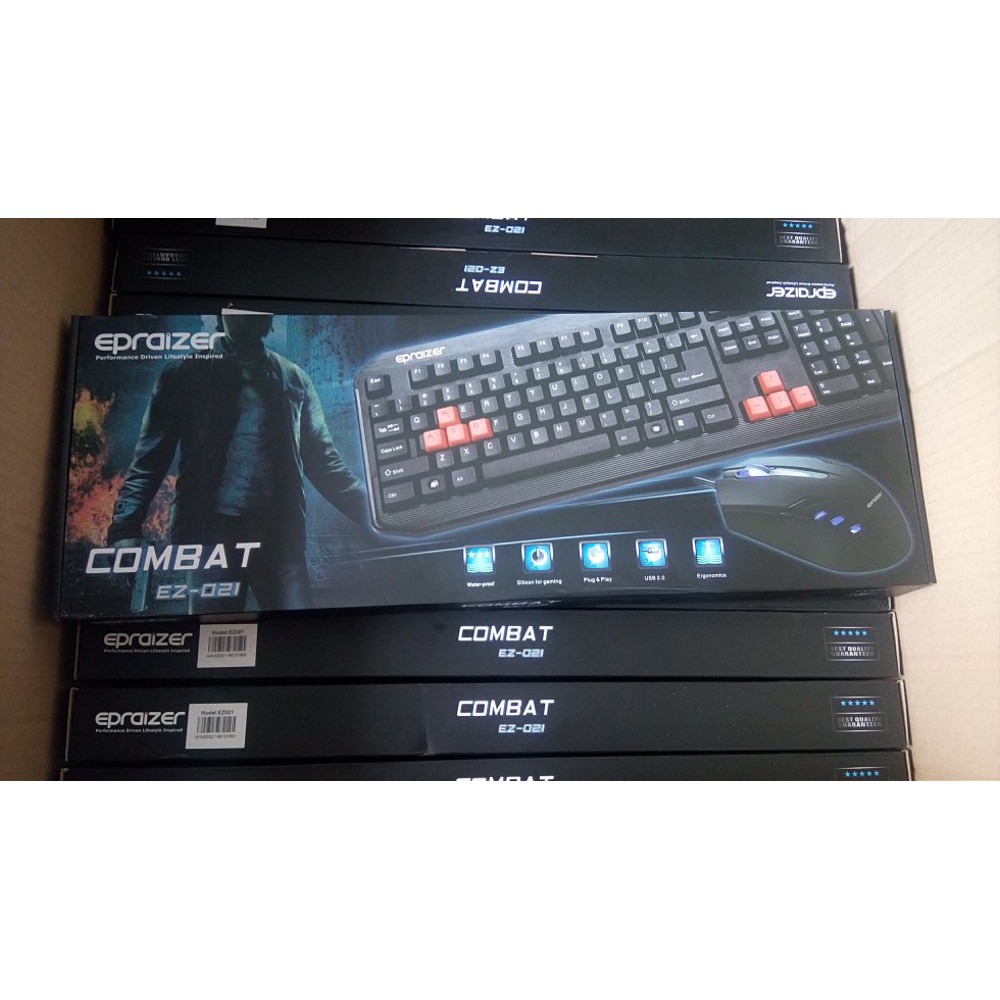 Keyboard Mouse Epraizer Combat EZ-021 Combo Usb 2.0