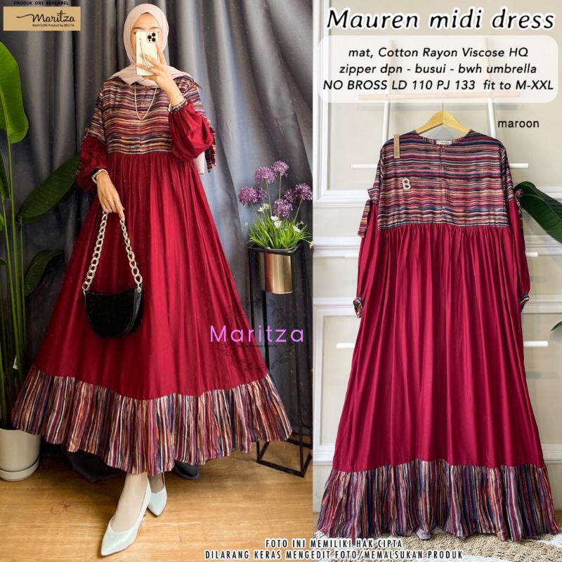 MAUREN MIDI DRESS BY MARITZA