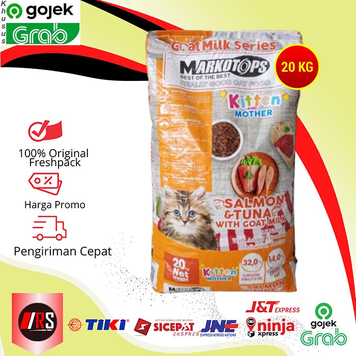 GOSEND Makanan Kucing Markotops 20Kg