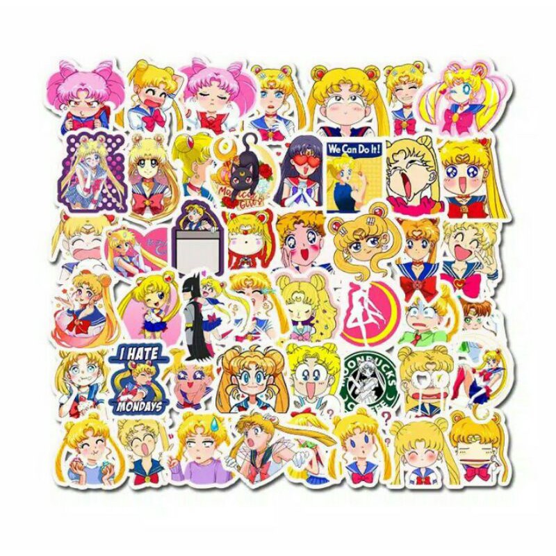 

stiker grafitti/TUMBLR waterproff Sailormoon lucu murah