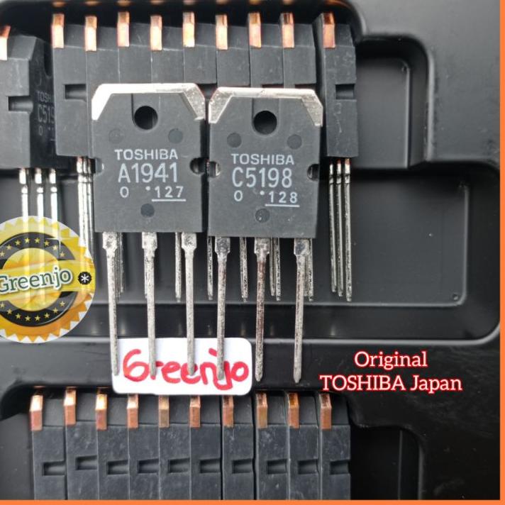 Waktu terbatas Transistor A1941 C5198 Satu Set A 1941 dan C 5198 Original Toshiba Japan