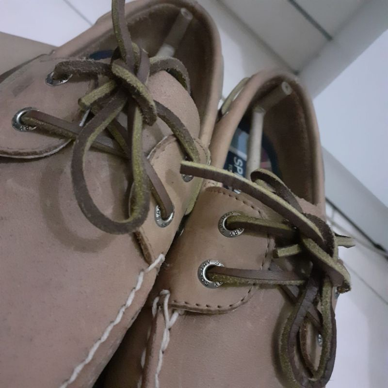 Sperry Top Sider A/O Sahara Sepatu Loafer Wanita Coklat/Brown Original 37.5