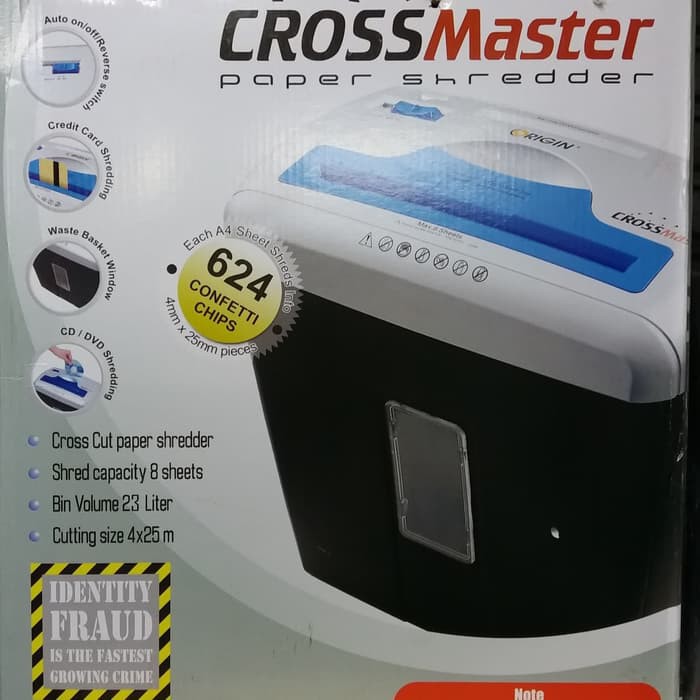 

Paper Shredder CROSSMASTER ORIGIN