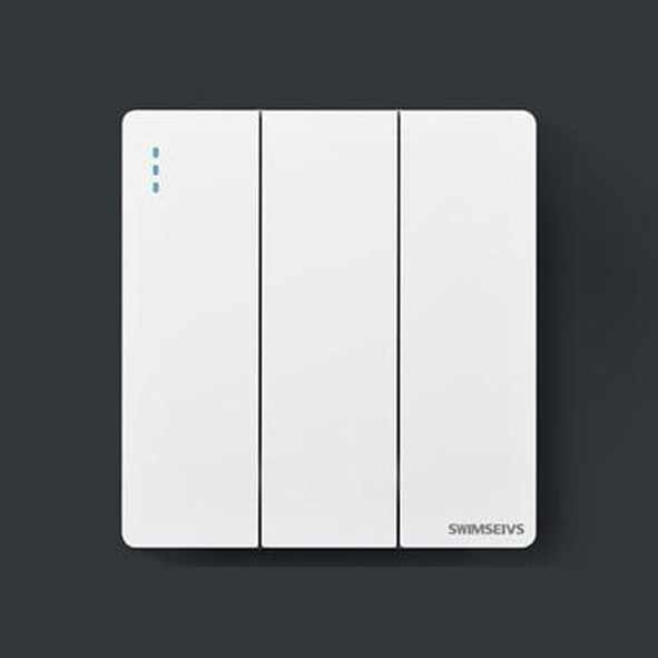 Saklar / Sakelar Lampu Putih White 1/2/3 Gang Electrical Switch Stop kontak USB
