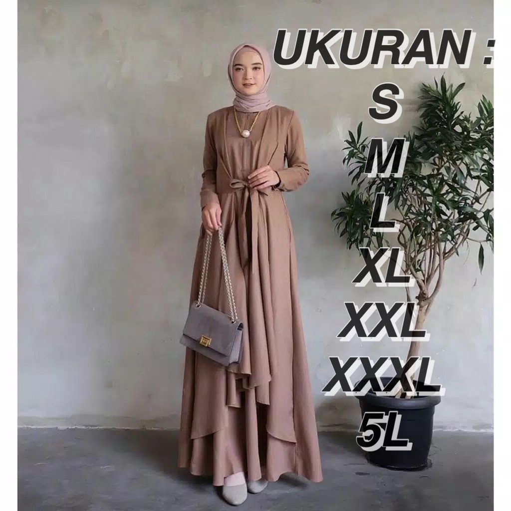 LALUNA MAXY - maxy wanita terlaris / simple maxy / maxy dress / grosir baju muslim