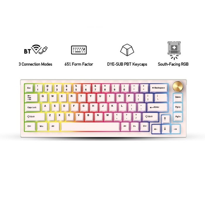 Fantech MAXFIT67 MK858 Wireless Mechanical RGB Gaming Keyboard