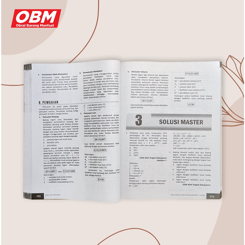 BUKU SOLUSI MASTER BANK SOAL MATEMATIKA &amp; IPA SMP 7-8-9 (KORAN)