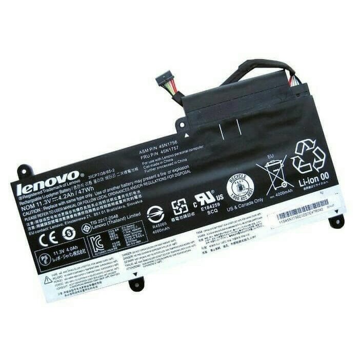 Baterai Laptop Lenovo Thinkpad E450 E450C E455 E460 E460C 45N1752 Original