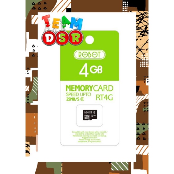 MMC MEMORI HP MERK ROBOT 4GB, 8GB, 16GB, 32GB