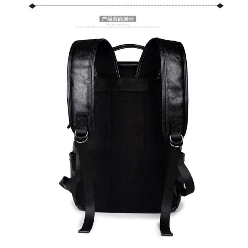 Tas Ransel Pria / Backpack Korea / Tas Kerja / Tas Kuliah Tas Laptop Kulit