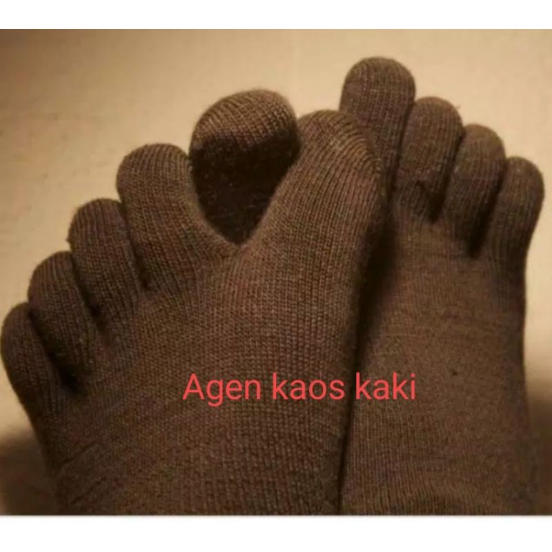 KAOS kaki lima jari pria &amp; wanita dewasa bahan adem &amp; tidak panas di KaKi