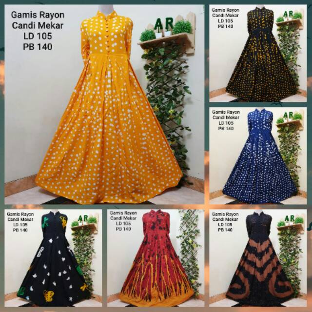 Gamis candi mekar