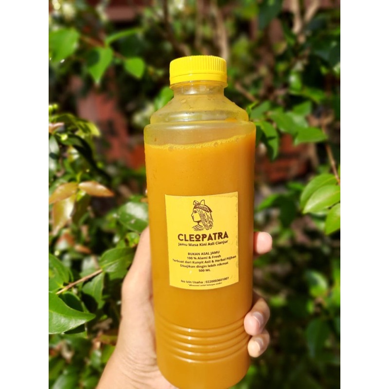 JAMU KUNYIT ASAM  MAHKOTA CLEOPATRA 500ML