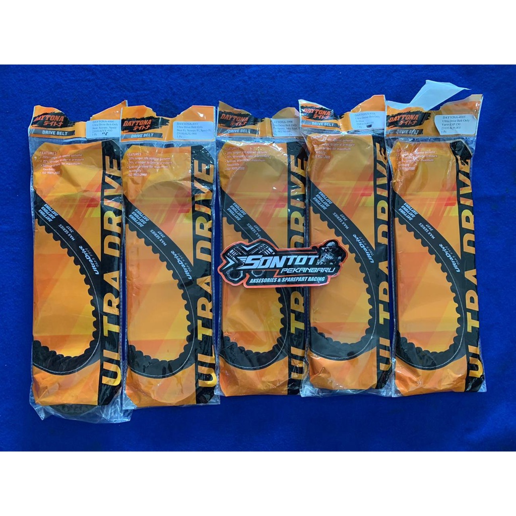 BELTING/VBELT DAYTONA BEAT/SCOOPY KARBU, BEAT FI, NMAX, VARIO 125/150, MIO KARBU, AEROX, LEXI