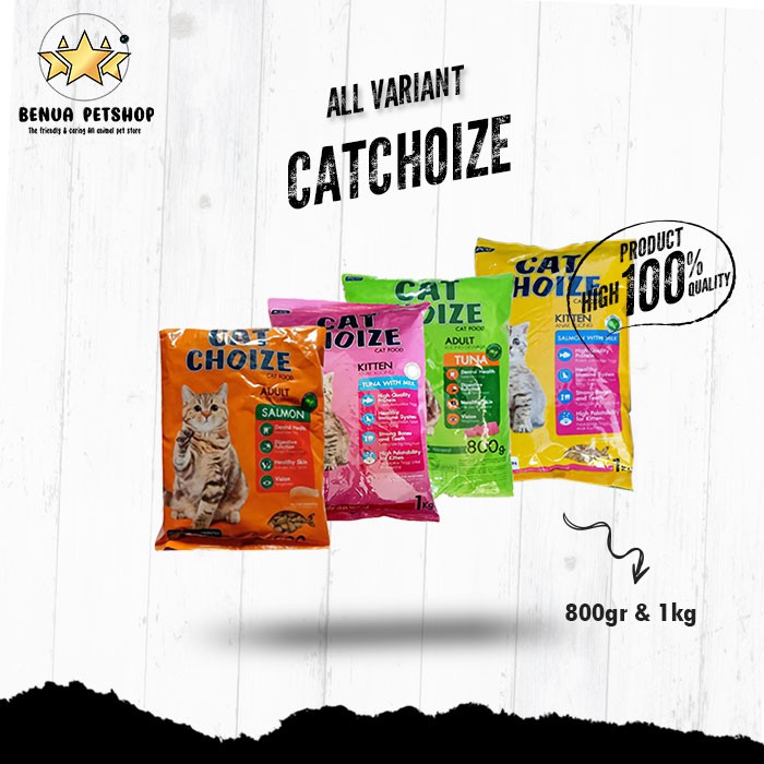 Makanan Kucing kering murah CAT CHOIZE 800gr All Varian