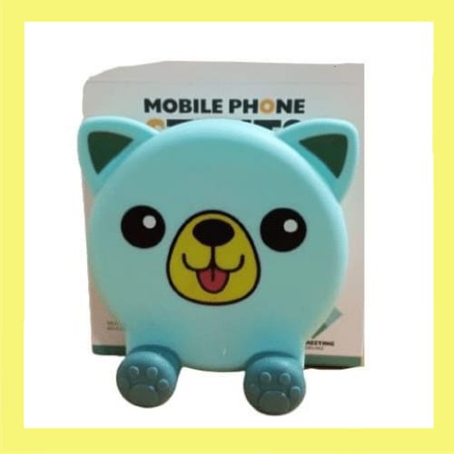 FS Holder Phone Stand Boneka Cute Bear Foldable 3D Cartoon Phone Holder Folding Desktop T3