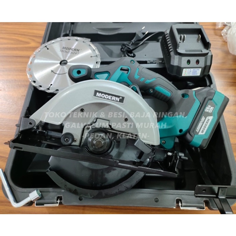 Cordless Circular Saw M60 MODERN  M-60 Mesin Gergaji Kayu Baterai 7 Inch 5in 5 inch M 60 M63 M 63 RY