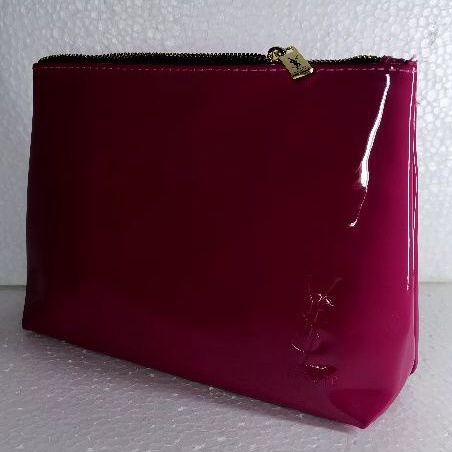 OriginaL Pouch Medium YSL Beaute Vinyl Fuchsia Murah