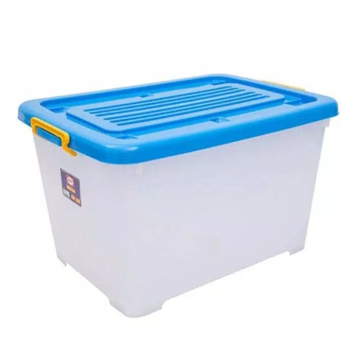 Shinpo 116 Container Mega Box Plastik Cb 130 Liter Dengan Roda (by Gojek Only)