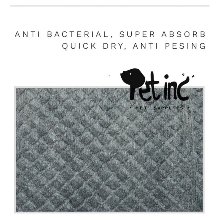 Quick dry carbon pee pad