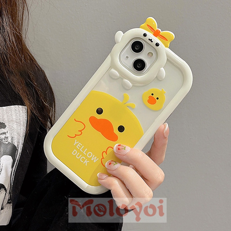 Soft Case TPU Motif Kartun Little Monster 3D Untuk IPhone 11 7plus 13 11 12 14 Pro MAX XR 7 8 6 6S 14 Plus X XS MAX SE 2020