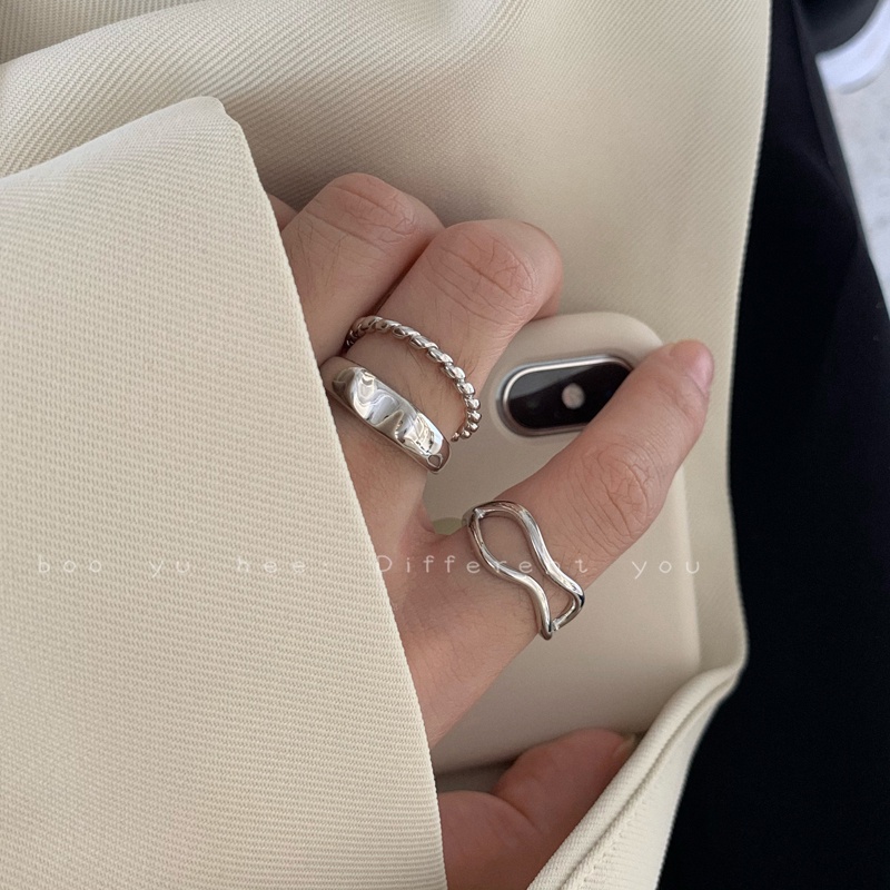 Three-piece Ring Accessories Fashion Personality Trendy Simplicity