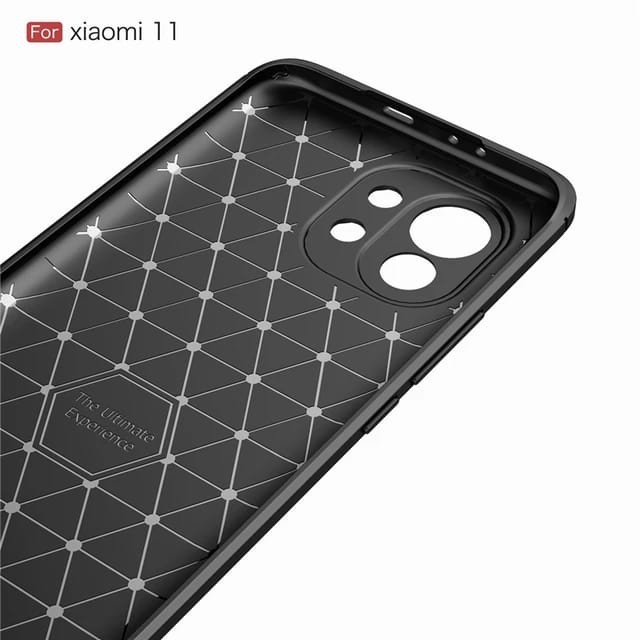 Xiaomi Mi 11 Mi 11 Lite Mi 11 Ultra Mi 10 Mi 10 Pro Mi 9 MI 9 SE Soft Case Brushed Carbon