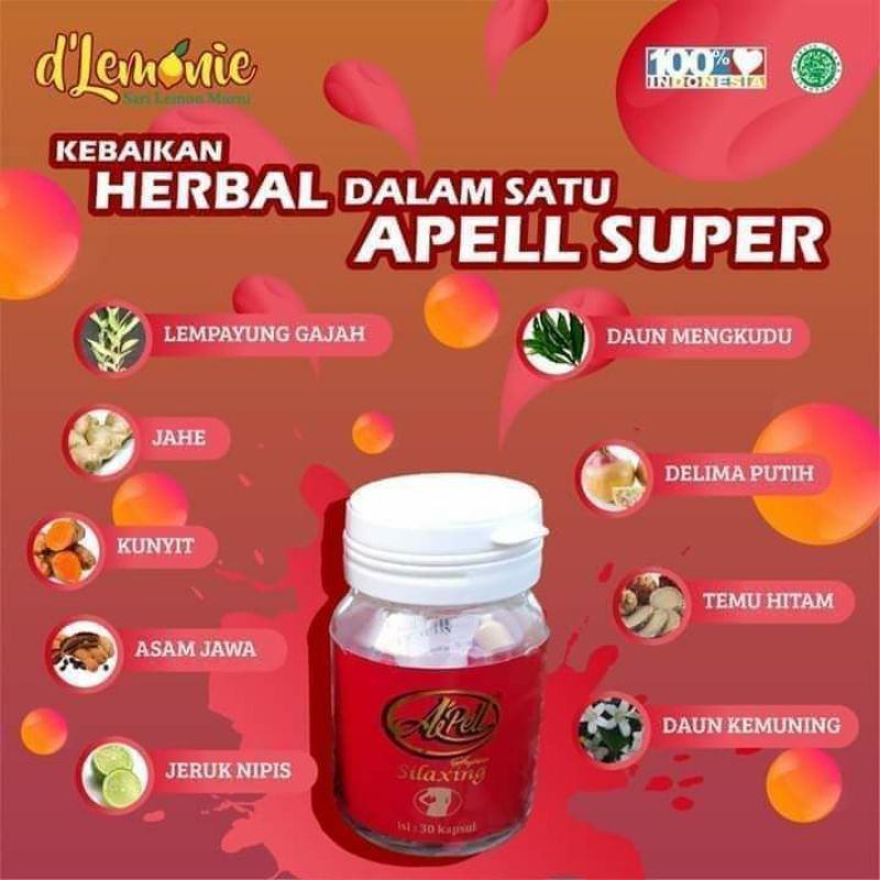 D LEMONIE APEL SUPER - APEL SUPER SI LAXING - pelangsing murah