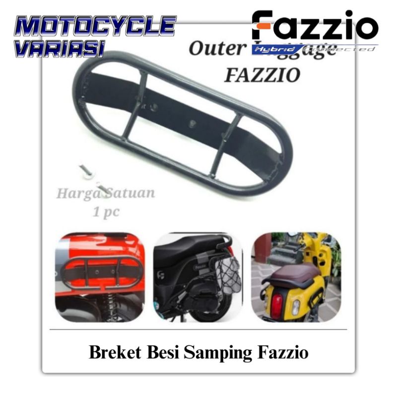 Breket Besi Samping Fazzio Outer Luggage Fazzio Breket Bagasi Samping Fazzio Breket Tas Samping Fazzio