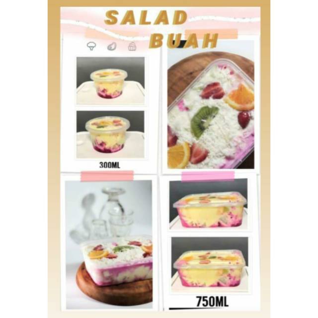 

Makanan Sehat Salad Buah Ukuran 450 ML