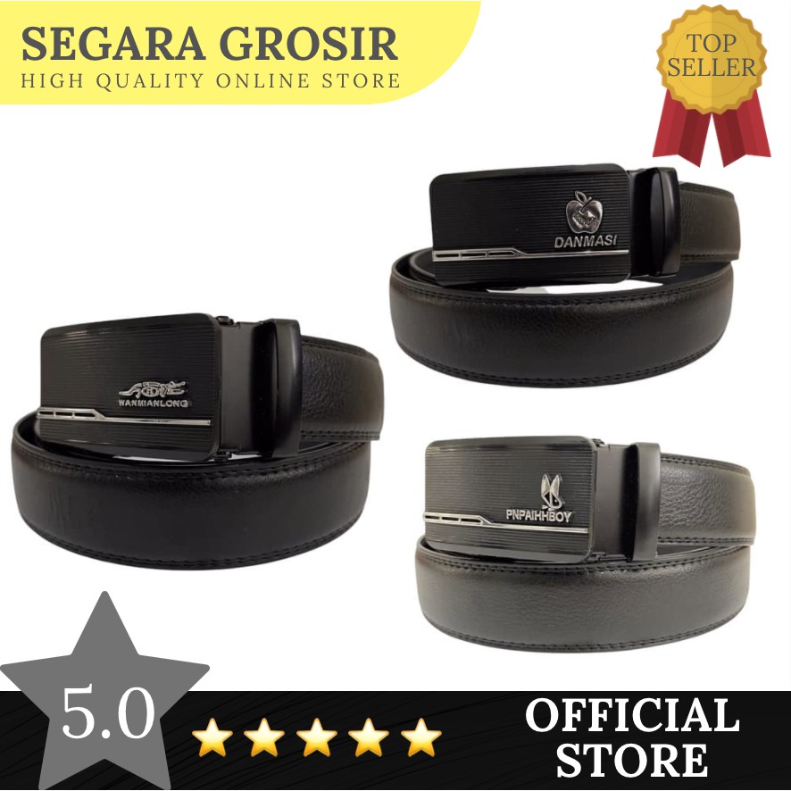 IKAT PINGGANG KULIT PRIA PREMIUM LEATHER PRIA MEN BELT GASPER BAN PINGANG COWOK COWO HITAM BLACK TERMURAH MURAH GROSIR IMPOR IMPORT ORIGINAL BRANDED GASPER KERJASABUK PRIA PREMIUM MODEL PANJANG MODIS DEWASA FORMAL  TALI SABUK MEN BELT KANTOR FORMAL GESPER