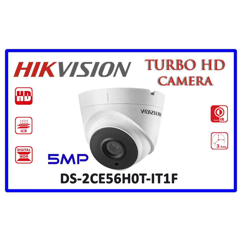 Kamera CCTV Hikvision DS-2CE56H0T-IT1F 5 MP