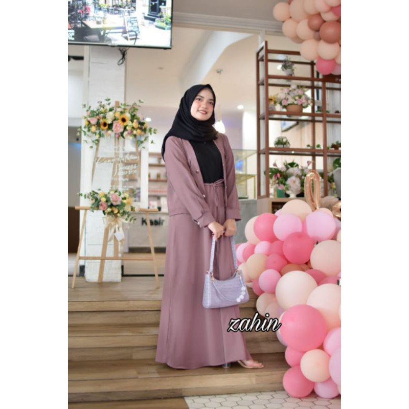 Setelan ORI Zahin/Outer Set OOTD Zahin Premium (original)
